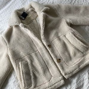 NWT! Lucky Brand Sherpa Coat Sz XS